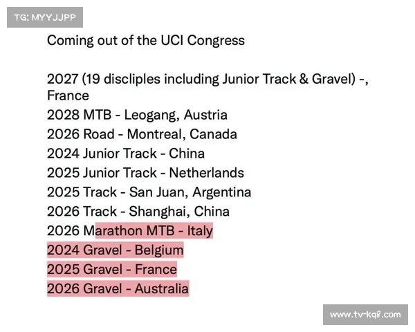 国际自行车联盟更新赛事场地认证标准